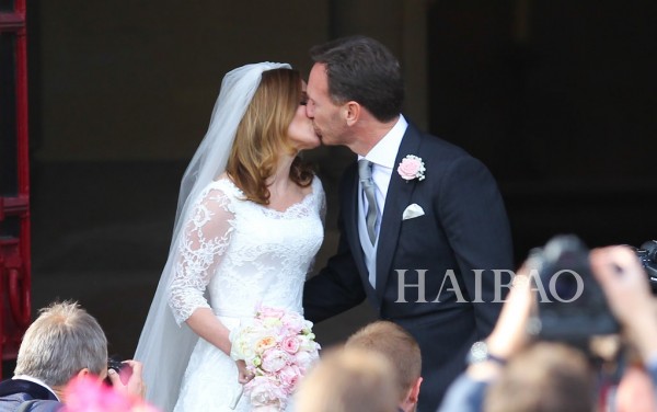 洁芮·哈利维尔(Geri Halliwell) 与克里斯蒂安·霍纳(Christian Horner) 婚礼现场